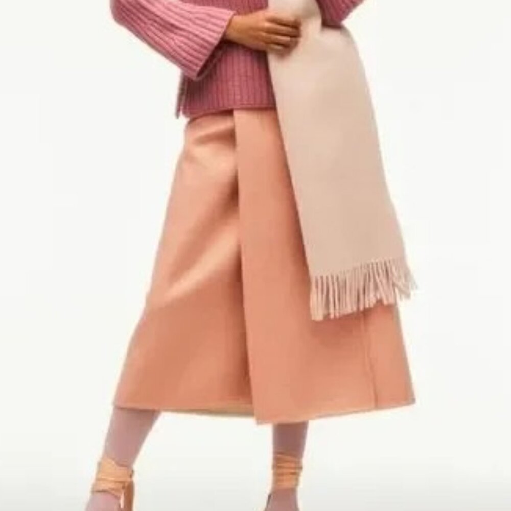 Limited Edition Zara Wool Skirt Midi A Line Wrap